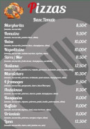 Carte et menu de Le Rencard de Saint-Jean à Saint Jean la Bussiere — Les pizzas