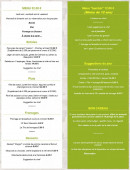 Carte et menu de L'auberge De La Place à Ville sur Jarnioux — Les menus