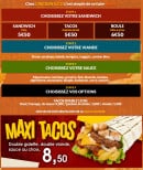 Menu Chicken & co - Les tacos