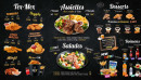 Menu La Re7 - Tex mex, assiettes, desserts,...