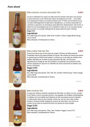 Menu Les copains d’abord - Bieres