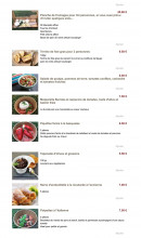 Menu Les copains d’abord - Entrées et tapas a partager suite