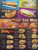 Menu Sun Food - Les burgers, sandwichs, ...