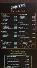 Menu Croc'Faim - menu midi 