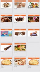 Menu Planet Pizz' - Les desserts et pizzas bases fromages
