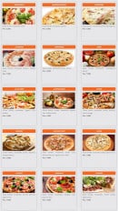 Menu Planet Pizz' - Les pizzas