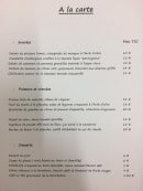 Menu La Ré'création - Enfants, poissons, viandes,...