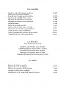 Menu Rod & Sève - Viandes, broches et abats