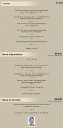 Menu Maison Allardon - Menu 34€, degustation...