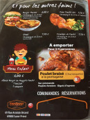 Carte et menu de Tandoori Indian Food Tandoor à Saint Priest — Le burger maison, menu enfant, ...