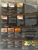 Carte et menu de Tandoori Indian Food Tandoor à Saint Priest — Les curry, tikka masala, ...