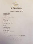 Carte et menu de Ô Pêcheur à Saint Georges de Reneins — Menu ô pêcheur