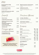 Carte et menu de Brasserie Le Caz à La Tour de Salvagny — Les plats, desserts et boissons, ...