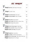 Menu Le Morgon - Vins