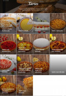 Menu Boulangerie Marie Blachère - Les tartes