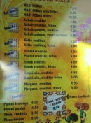 Menu Ali Baba - Les sandwiches, paninis et menu étudiant
