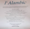 Menu L'Alambic - Informations