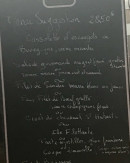 Menu La Marine - L'ardoise