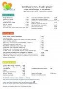 Menu Le resto de la Planche des Belles Filles - Entrées, plats et desserts 