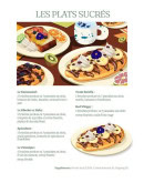 Menu Oh Café - Les plats sucrés