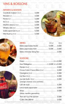 Menu Toyo Sushi - Les apéritifs, digestifs et bières,...
