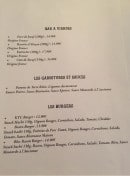 Menu Le ktc - Les viandes, garnitures, sauces et burgers