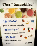 Menu Le Lunch Box - Les smoothies