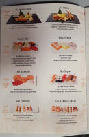 Menu Sushi Go - Plateaux midi suite et fin