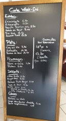 Carte et menu de Au Bistrot Gourmand à Saint Laurent d'Andenay — Exemple de menu