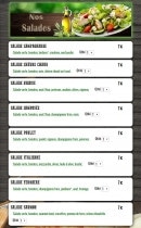 Menu La Strada Pizza - Les salades