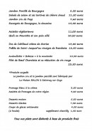 Carte et menu de L'auberge du Passe-Temps à Saint Berain Sous Sanvignes — la carte