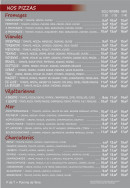 Menu L’atelier gourmand - Pizzas