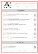 Carte et menu de Boulangerie Pâtisserie Cyril Bondon à Dommartin les Cuiseaux — Les gateaux et petits fours