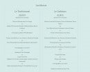 Menu La Cadole - Menu