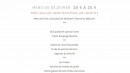 Menu Le Moulin du Gastronome - Menu déjeuner