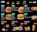 Menu Burger Bynight - Les burgers, desserts.........