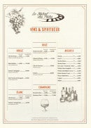 Menu Le Bistrot des Pistes - Vins et spiritueux 
