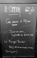 Menu Le comptoir - Suggestions du chef