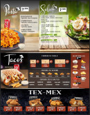 Menu Le twenty4 - Les pates, salades et tacos, ...