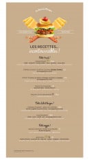 Menu Novotel - Incontournables