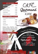 Menu Au bon Laboureur - Desserts, coupe sorbets, glaces,...