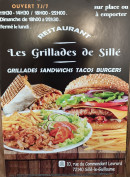 Carte et menu Les Grillades de Sillé Sille le Guillaume