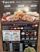 Carte et menu de Les Grillades de Sillé à Sille le Guillaume — Les tacos, desserts, ...