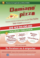 Carte et menu de Damiano pizza à La Fleche — 1