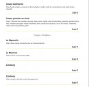 Menu La Taverne Le Mans - Les glaces et sorbets suite