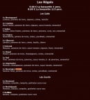 Menu Le régal - Les régals, les salés et sucrés