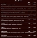 Menu Le régal - Les pizzas