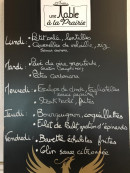 Menu Une table à la prairie - Un exemple de menu de la semaine