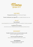 Menu La Toscane - Menu de groupe