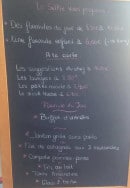 Menu Le Selfie - Un exemple d' ardoise